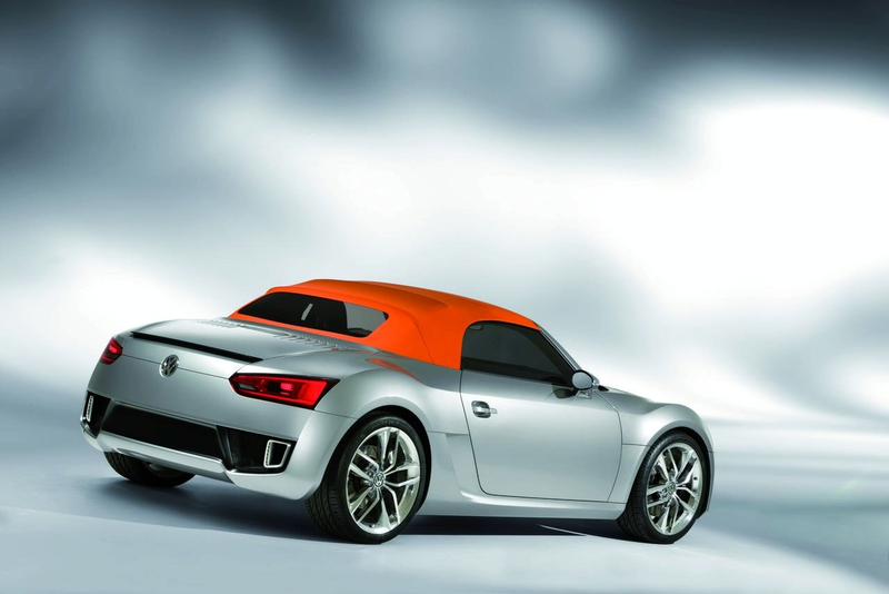 Illustration for article titled VW Bluesport Roadster: The Mid-Engined Diesel Sportscar